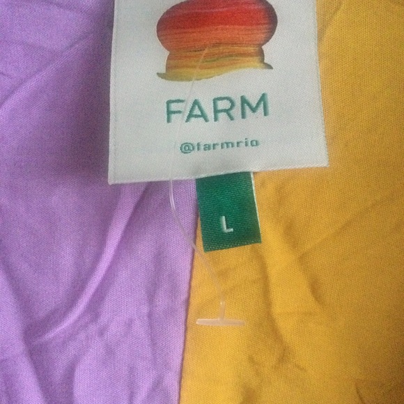 FARM RIO MIXED BEAKS & BANANAS VISCOSE WRAP MAXI DRESS MULTICOLOR SIZE LARGE NEW - Picture 8 of 11